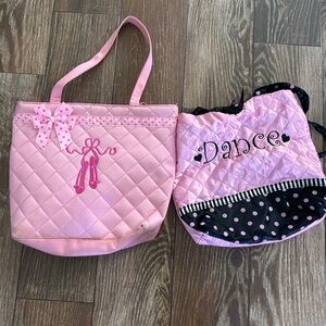 Pink Dance Tote Bag Set